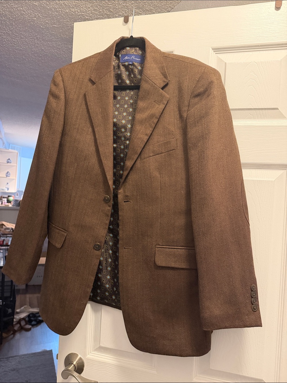 Alan Flusser Brown Men's Sport Coat Size Medium